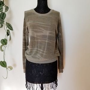 Ultra Soft Camo Crewneck Sweater